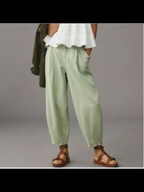 Pilcro By Anthropologie Tapered Barrel Pant NWOT